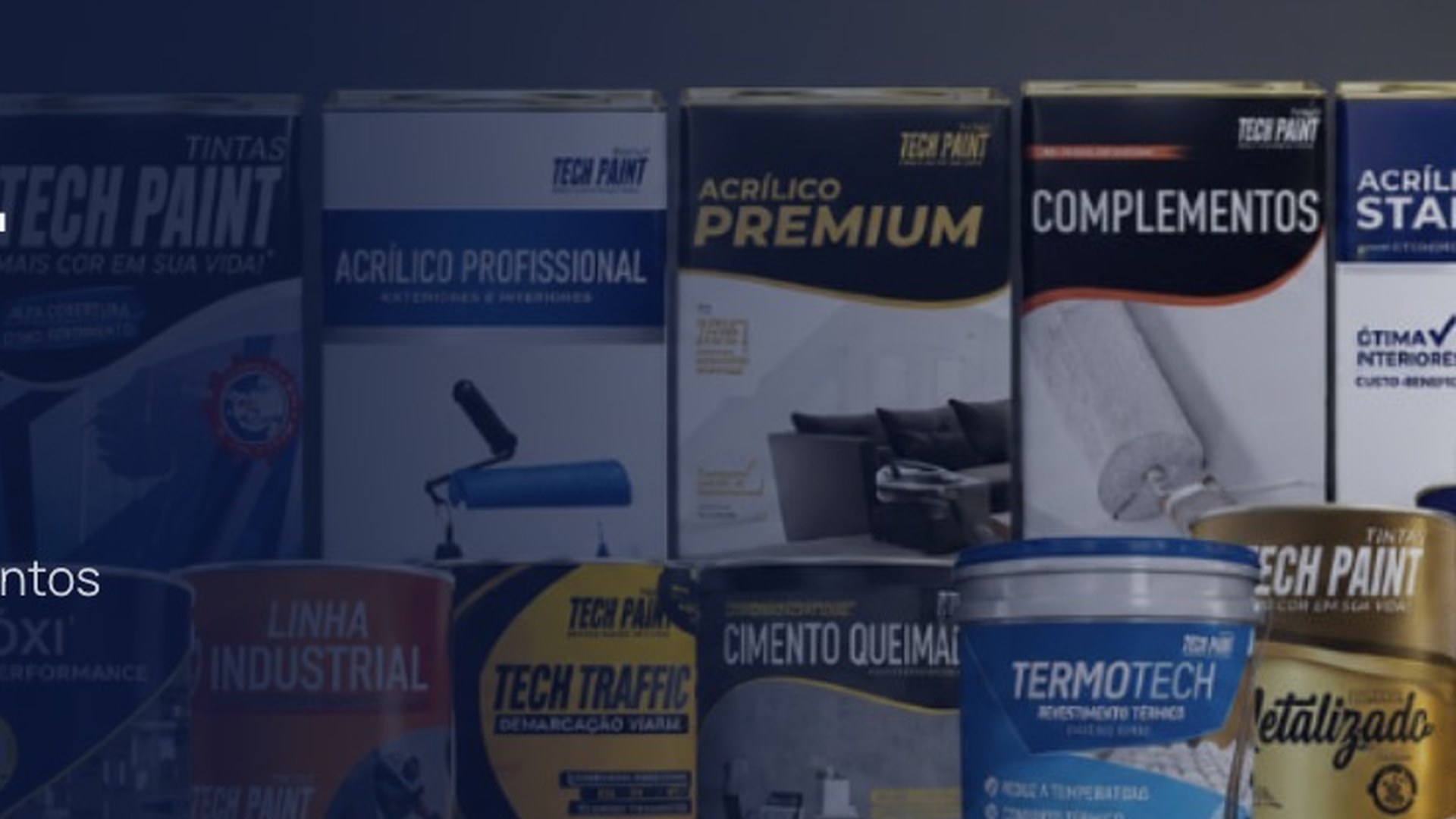 Linha de produtos Tech Paint
